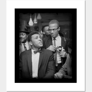 Muhammad Ali & Malcom X Posters and Art